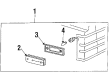 Toyota Camry Side Marker Light Diagram - 81750-19155
