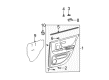 2005 Toyota Highlander Weather Strip Diagram - 68174-48020