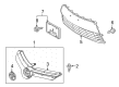 Toyota Corolla License Plate Diagram - 52114-02080