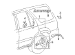 Toyota 4Runner Mud Flaps Diagram - 76625-39575-B1
