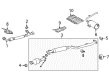 Toyota Sienna Catalytic Converter Diagram - 17410-0P281