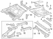 Toyota Crown Floor Pan Diagram - 58311-30913