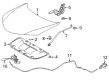 Toyota RAV4 Hood Hinge Diagram - 53420-42120