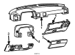 Toyota Celica Glove Box Diagram - 55550-14140-01