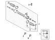 Toyota Prius Rack and Pinion Boot Diagram - 45535-49015