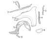 Toyota Mirai Fender Diagram - 53802-62060