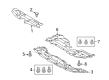 Scion Engine Cover Diagram - 51441-12270