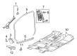 2007 Toyota Yaris Door Seal Diagram - 62311-52130-B1