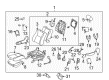 2005 Toyota Matrix Seat Cover Diagram - 71071-02D40-B0