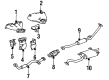 Toyota MR2 Catalytic Converter Diagram - 25508-74100