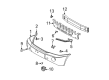 Toyota Highlander Bumper Diagram - 52119-48917
