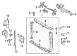 Scion Radiator Support Diagram - 53202-74010