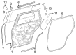 Toyota Sequoia Weather Strip Diagram - 67871-0C090