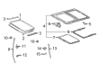 Toyota Camry Weather Strip Diagram - 63251-30100