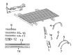 Toyota Tacoma Mud Flaps Diagram - 76626-04080