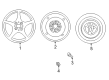 Toyota MR2 Spyder Spare Wheel Diagram - 42611-17220