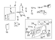 Toyota Sienna Ashtray Diagram - 74109-08010-E0