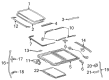 Toyota Camry Sunroof Diagram - 63201-06050