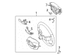 Toyota Matrix Steering Wheel Diagram - 45100-02E40-B0