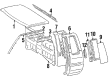 Toyota Pickup Weather Strip Diagram - 62741-89101