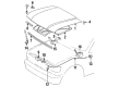 Toyota Land Cruiser Hood Latch Diagram - 53510-60011
