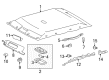 Toyota Camry Sun Visor Diagram - 74310-AA280-A0