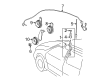 Toyota Avalon Horn Diagram - 86520-08010