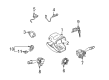 Toyota Highlander Shift Interlock Solenoid Diagram - 85432-68010