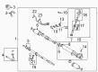Toyota Tacoma Tie Rod End Diagram - 45047-39175