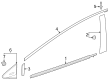 Toyota Prius Door Moldings Diagram - 75751-47020