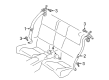 Scion FR-S Seat Belt Diagram - SU003-04690