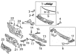 Toyota Prius Plug-In Dash Panels Diagram - 55101-12B60