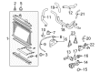 Toyota Avalon Coolant Reservoir Hose Diagram - 16264-0P031