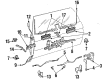 Toyota 4Runner Trunk Lid Latch Diagram - 69390-35011