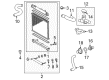 Scion Radiator Diagram - 16410-AZ036