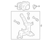 Toyota Crown ABS Control Module Diagram - 44050-30K60