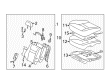 Toyota Camry Seat Cushion Diagram - 71410-AA250-B0