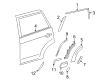 2012 Toyota RAV4 Door Moldings Diagram - 75740-0R011
