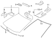 Toyota GR Corolla Windshield Diagram - 56101-1A901