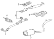 Toyota Sienna Muffler Diagram - 17430-0P140