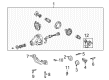 Toyota Differential Mount Diagram - 41651-48030