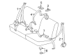 Toyota Tacoma Seat Belt Diagram - 73210-04220-B0