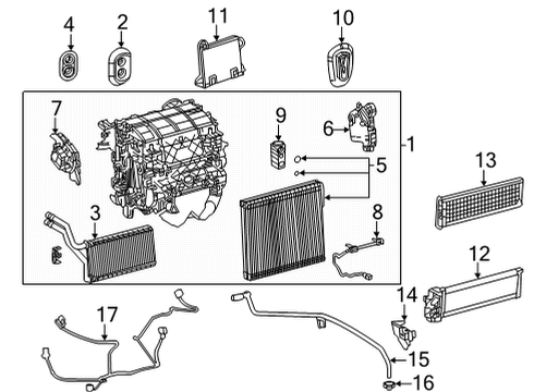 88650-0EB00 Toyota Amplifier Assembly, Air Conditioner