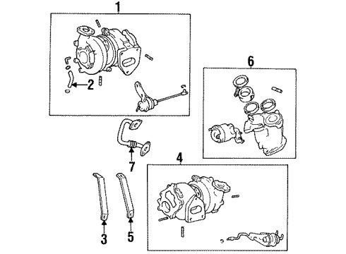 17201-46030 Toyota Turbocharger, Front