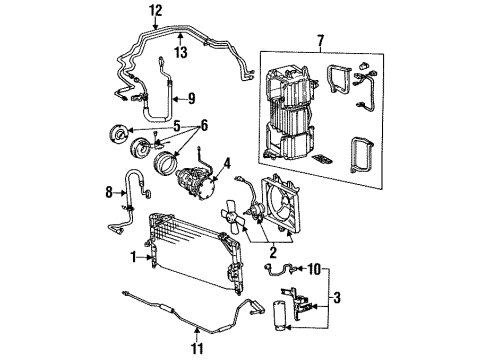 88460-32070 Toyota Condenser