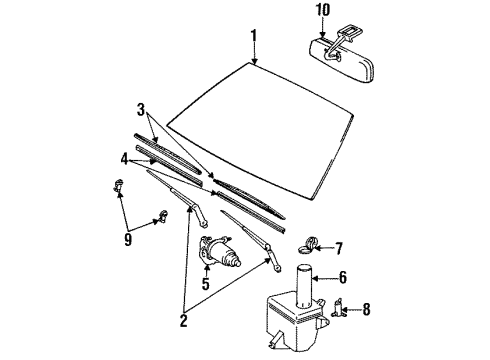 85332-32130 Toyota Cap