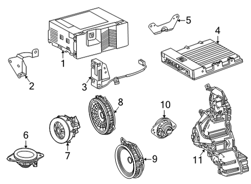 86280-0E341 Toyota Amplifier Assembly, Stereo Component