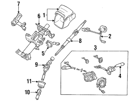 84652-2D600 Toyota Wiper Switch