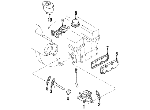 25691-42030 Toyota Modulator Bracket