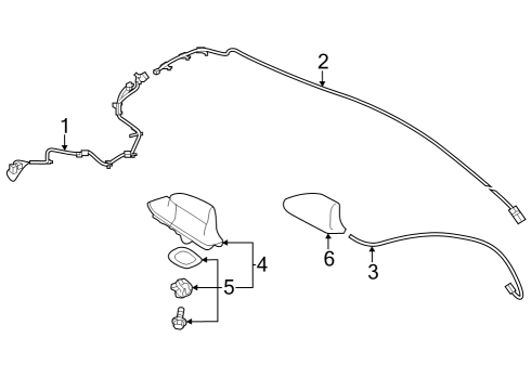 86101-12N90 Toyota Antenna Cable